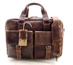 Lederen Van Fiel laptoptas Carvano 094, Verzenden, Nieuw