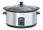 Slowcooker | 6,5L | Aluminuium | 410 x 295 x 240 mm, Verzenden, Nieuw in verpakking