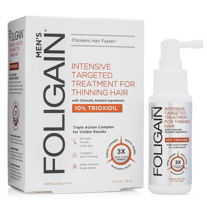 Foligain  Men  Intensive Targeted Treatment for Thinning, Sieraden, Tassen en Uiterlijk, Uiterlijk | Haarverzorging, Nieuw, Verzenden
