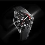 Ice Watch ICE Steel Black Black Horloge 40mm, Nieuw, Verzenden