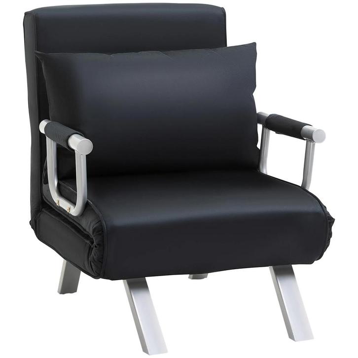 TRUUSK 2-in-1 Slaapbank met Verstelbare Rugleuning - Afneemb, Huis en Inrichting, Fauteuils, Nieuw, Verzenden