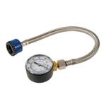 Silverline Waterdrukmeter met roestvrijstalen slang - 0-1..., Doe-het-zelf en Verbouw, Gereedschap | Handgereedschap, Ophalen of Verzenden