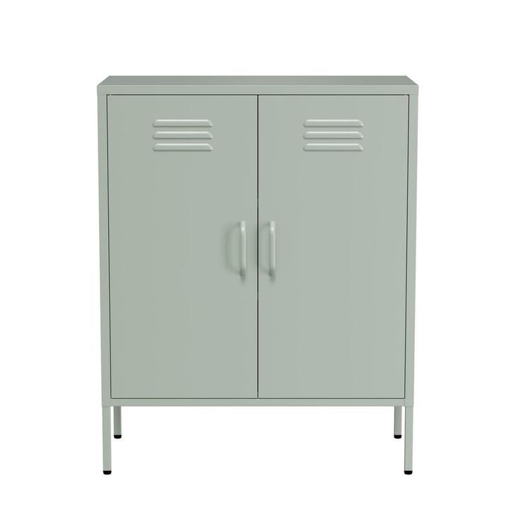 Dressoir | Lockerkast | Opbergkast | 80x40x100cm | Groen, Huis en Inrichting, Kasten | Dressoirs, Nieuw, Verzenden