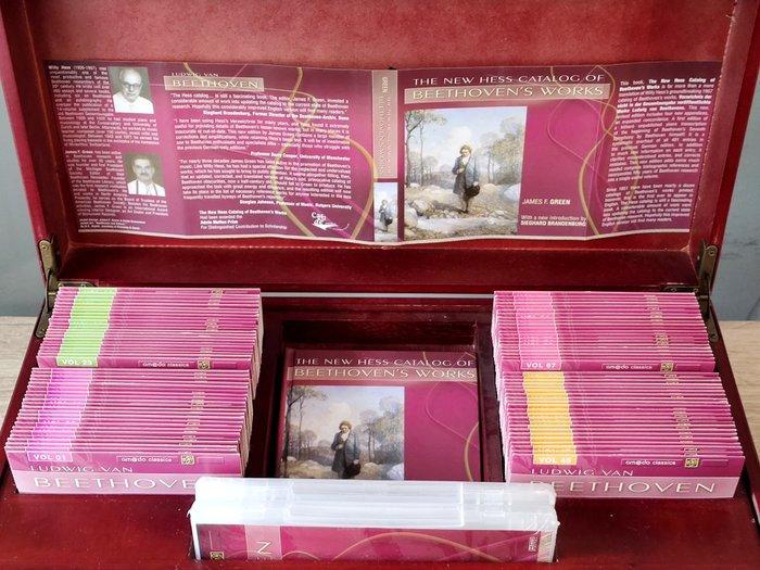 Ludwig van Beethoven - 5 kg wooden case, 87 audio cds, 2, Cd's en Dvd's, Vinyl Singles