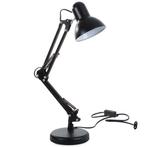 Klassieke bureaulamp retro verstelbaar 40W zwart, Huis en Inrichting, Ophalen of Verzenden, Nieuw