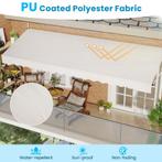 2dekans | Coast 400x120/135/150x210-300 cm Witte, Tuin en Terras, Zonneschermen, Ophalen of Verzenden, Zo goed als nieuw