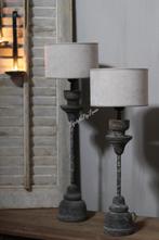 Lampvoet ornament  met hout en ijzer 60 cm, Ophalen of Verzenden, Nieuw