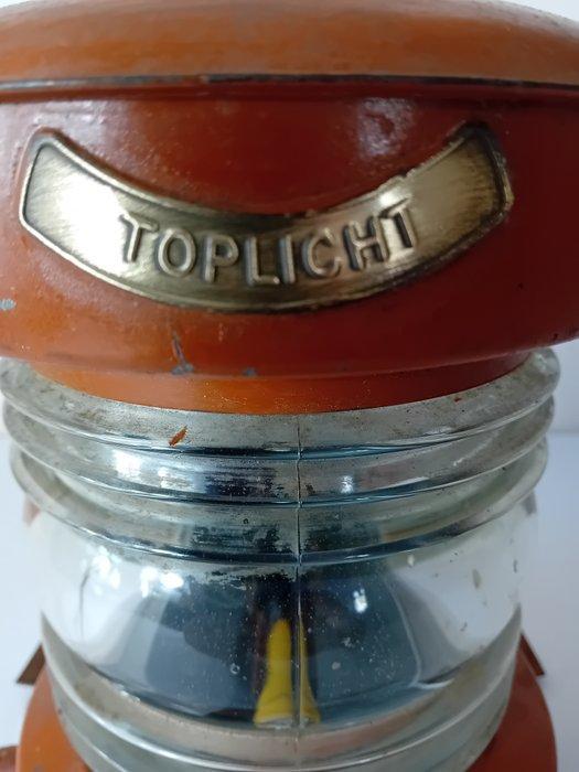 Scheepslamp - Hoofdlicht - Prisma en Fresnel-glas, lens,, Antiek en Kunst, Curiosa en Brocante