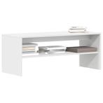 vidaXL Tv-meubel 100x40x40 cm bewerkt hout wit, Huis en Inrichting, Kasten | Televisiemeubels, Verzenden, Nieuw, Overige houtsoorten