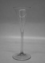 Champagneglas - Loodglas - Toostglas c1740, 20.3cm!, Antiek en Kunst