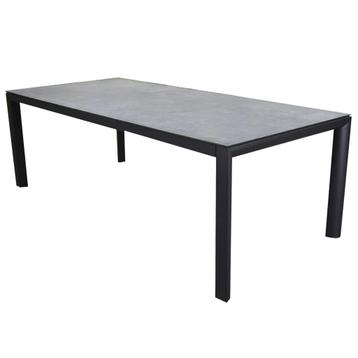 Angora dining tuintafel 220x100xH74 cm antraciet