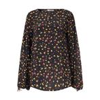 Dorothee Schumacher • zwarte blouse met bloemen • M (3), Kleding | Dames, Tops, Nieuw, Maat 38/40 (M), Zwart, Dorothee Schumacher