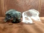 Lalique - Beeldje - Sanglier (2) - Kristal, Antiek en Kunst