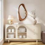 Wandspiegel Vensterglas Met Grenenfineer Frame Voor Slaapkam, Verzenden, Nieuw