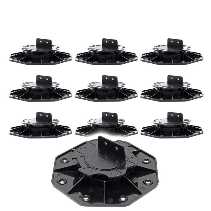 Verstelbare terrasdrager | Kunstof | 18-28mm | 10 - 50 stuks, Tuin en Terras, Terrasdelen en Vlonders, Nieuw, Kunststof, Ophalen of Verzenden