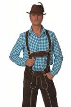 Tiroler overhemd blauw elite, Ophalen of Verzenden, Nieuw
