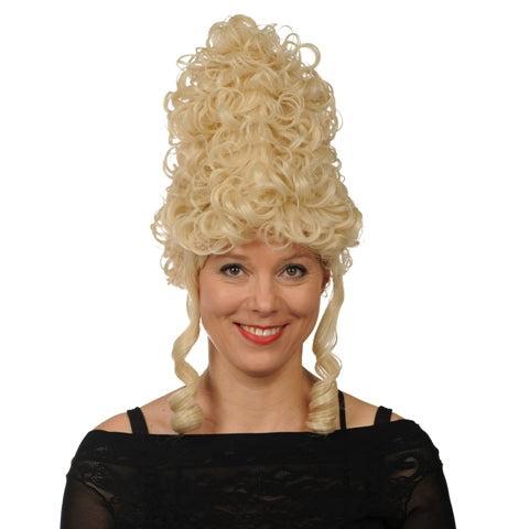 Markiezin, theaterpruik blond, Kleding | Heren, Carnavalskleding en Feestkleding, Verzenden