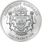 Gabon Springbok 1 oz 2012, Verzenden, Overige landen, Losse munt, Zilver