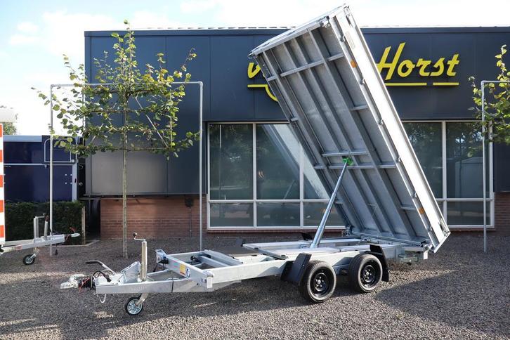 Hapert, Henra en Ifor Williams kipper, GROTE VOORRAAD!, Auto diversen, Aanhangers en Bagagewagens, Nieuw