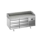 GGM Gastro | Pizzakoeltafel Premium PLUS - 1490x700mm - met, Verzenden, Nieuw in verpakking, RVS Meubilair
