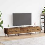 vidaXL TV-kast met lade Oud hout 150 x 36 x 30 cm Bewerkt, Huis en Inrichting, Minder dan 50 cm, Verzenden, Nieuw, Minder dan 100 cm