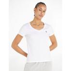 Calvin Klein Shirt met V-hals CK EMBROIDERY STRETCH, Kleding | Dames, T-shirts, Verzenden, Nieuw