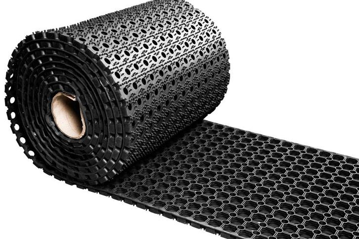 Rubber ringmat op rol - Dikte 23 mm - Breedte 50 cm, Tuin en Terras, Deurmatten, Verzenden
