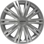 Carpoint Wieldoppen Giga 14 Inch Abs Zilver Set Van 4, Verzenden, Nieuw