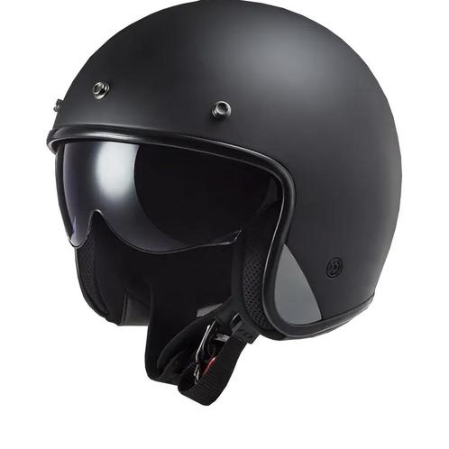 LS2 OF601 Bob II Solid Mat Zwart 06 Jethelm, Motoren, Kleding | Motorhelmen, Jethelm, Heren, L, Nieuw met kaartje, Overige merken