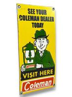 Coleman - Emaille plaat - Emaille
