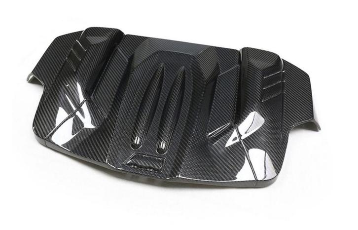 BMW M5 M6 F06 F10 F12 F13 Carbon motor plaat cover, Auto diversen, Tuning en Styling, Verzenden