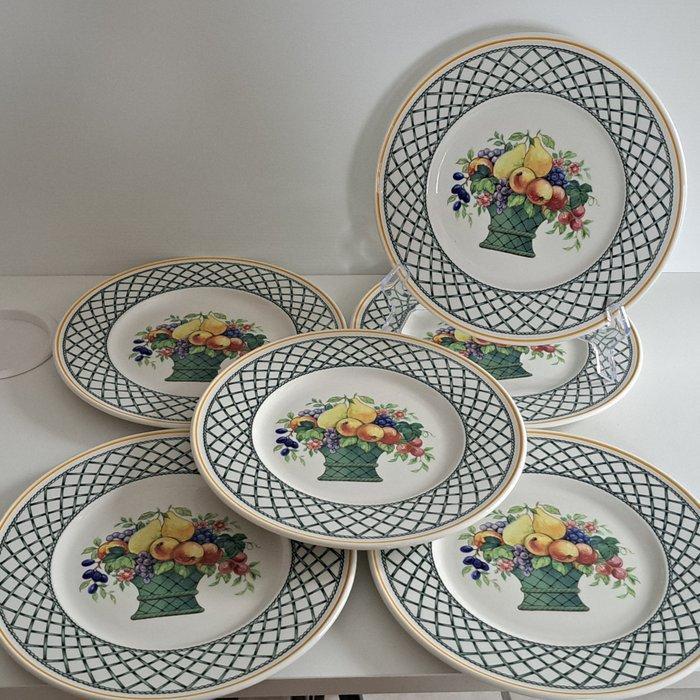 Villeroy & Boch - Ontbijtbord (6) - Basket - Vitroporzellan, Antiek en Kunst, Antiek | Glas en Kristal