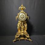 Tafelklok Lodewijk XVI-stijl - Verguld brons - 1850-1900 -, Antiek en Kunst, Antiek | Klokken