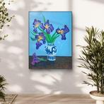 Kirsty Wain - Irises in a Chinese Vase 9 - NO Reserve