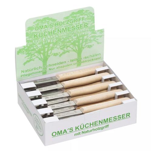 RÖR Solingen Schilmesje Recht Hout - RVS - Omas Keukenme.., Huis en Inrichting, Keuken | Bestek, Nieuw, Ophalen of Verzenden