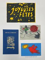 Corneille (1922-2010) - Artist’s Book & Three Lithographs, Antiek en Kunst