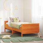 vidaXL Uitbreidbaar Bedframe voor Kinderen Anders Wasbruin, Verzenden, Nieuw, Hout