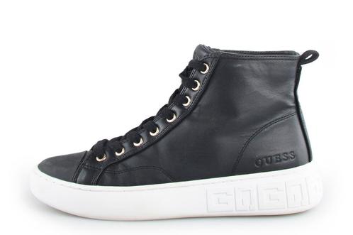 Guess hoge sneakers zwart hot sale