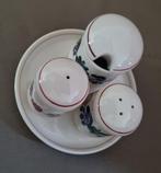 Boerenbont Menage 4 delige Set o.a. mosterdpot, peper en..., Verzenden, Nieuw