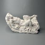 Miniatuur figuur - Witte keramische sculptuur van