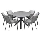 Garden Impressions Pemba tuinset 7-delig - Scot tuintafel, Verzenden, Nieuw