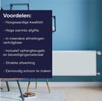 Plieger Compact Paneelradiator Type 11 Vlak - 40 cm x 40 cm, Verzenden, Zo goed als nieuw