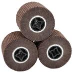 vidaXL Schuurrollen 3 stuks 320 Grit Synthetische Vezel, Doe-het-zelf en Verbouw, Verzenden, Nieuw
