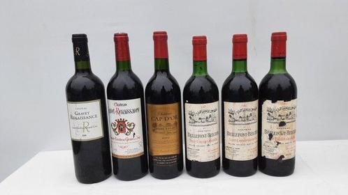 1982 x 3 Château Bellefont Belcier, 2002 Château Cap d’Or ,, Verzamelen, Wijnen