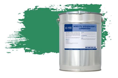 Wixx PU Wegenverf Lijnenverf RAL 6024 | Verkeersgroen 20L, Doe-het-zelf en Verbouw, Verf, Beits en Lak, Verf, Groen, Nieuw, 15 tot 20 liter