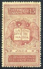 Italië 1921 - Dante ca.15 bruinachtig roze in plaats van, Postzegels en Munten, Gestempeld