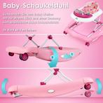 4 in 1 loopwagen- loophulp - loopstoeltje - schommelfunctie, Verzenden, Nieuw