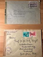 Oostenrijk 1948/1949 - Zeldzame militaire censuur - 2x, Gestempeld