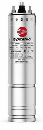 Pedrollo 4 bronpompmotor, 4PDm/0.75, 0.75PK, 230V, Verzenden