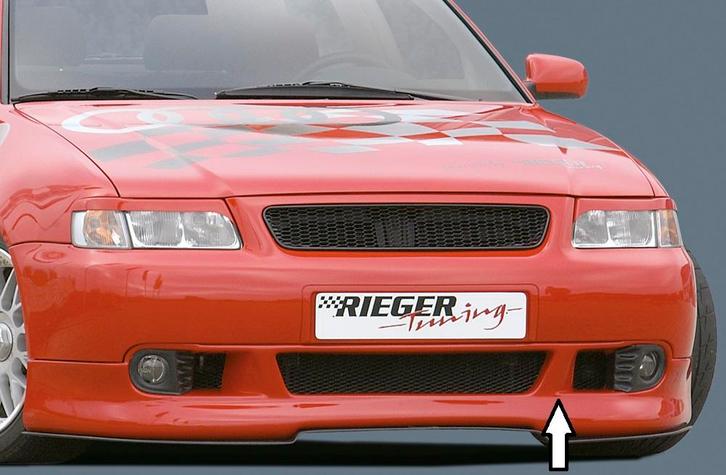 Rieger spoilerlip | Audi A3 8L 2000- | ABS, Auto-onderdelen, Carrosserie en Plaatwerk, Nieuw, Audi, Verzenden